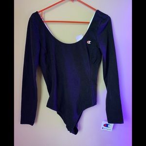 Champion scoop neck athletic bodysuit